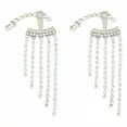 thumbnail image 1 of DESIGNICE Statement Earrings for Women,Rhinestone Long Tassel Silver Jewelry for Women,Chain Earrings Wife Girlfriend Party Birthday Jewelry Gift,Style5, 1 of 7