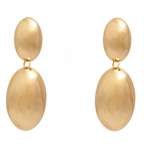 DESIGNICE Statement Earrings for Women,Alloy Plating Geometric Teardrop Chunky Earrings,Gold Earrings for Women for Women Fashion Jewelry Gift,Style5