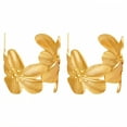 thumbnail image 1 of DESIGNICE Statement Earrings for Women,Bold Floral Look Womens Earrings,Cool Metal Tone Gold Earrings,Style1, 1 of 7