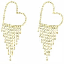 DESIGNICE Statement Earrings for Women,Flowing Tassel Motion Drop Earrings,Statement Earrings Birthday Jewelry Gift for Her,Style1