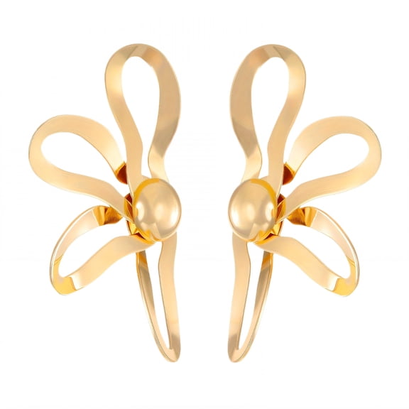 DESIGNICE Statement Earrings for Women,Metal Plated Lava Folds Drop Earrings,Statement Earrings Fashion Jewelry Gift for Her,Style2