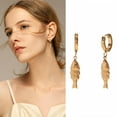 thumbnail image 1 of DESIGNICE Summer Earrings,Fish Shape Statement Earrings for Women,Stainless Steel Leverback Earrings for Women,Womens Earrings Trendy for Outdoor,Style2, 1 of 7
