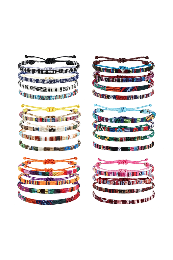 Surfer Bracelet Anklet Adjustable Beaded Anklets Handmade Braided Bracelet Colorful Anklet Summer String Rope Ankle Bracelets Waterproof Surfer Beach Bracelet Boho Jewelry for Women Men