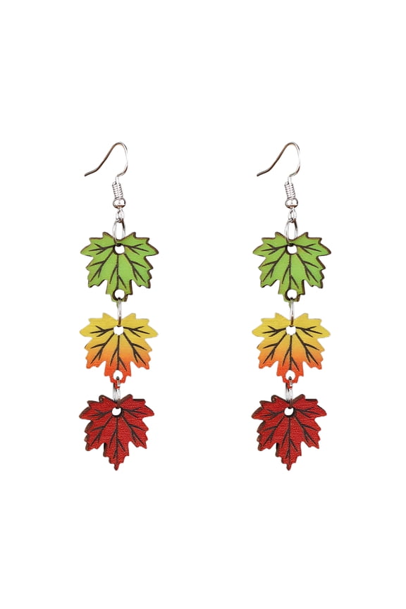 Thanksgiving Earrings Unique Wooden Earrings Stylish Jewelry for Holiday Celebrations Present for and Family Thanksgiving Earrings for Women
