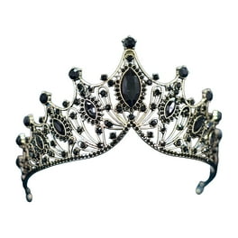 Sohindel Elegant Rhinestone Alloy Silver Tiara Crown with