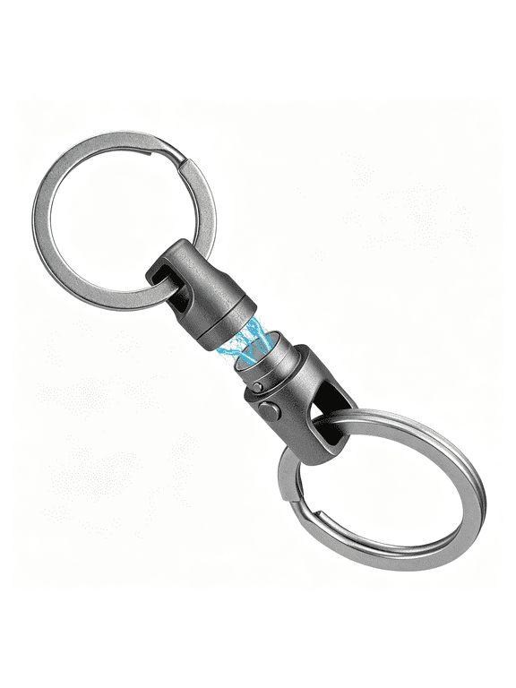 Titanium Magnetic Quick Release Keychain One-Hand Detachable Connector Car Keys Usb Drives Edc Gear Ka45 Large-1 Pack One-Hand Detachable Connector Car Keys Usb Drives Edc Gear Ka45 Large