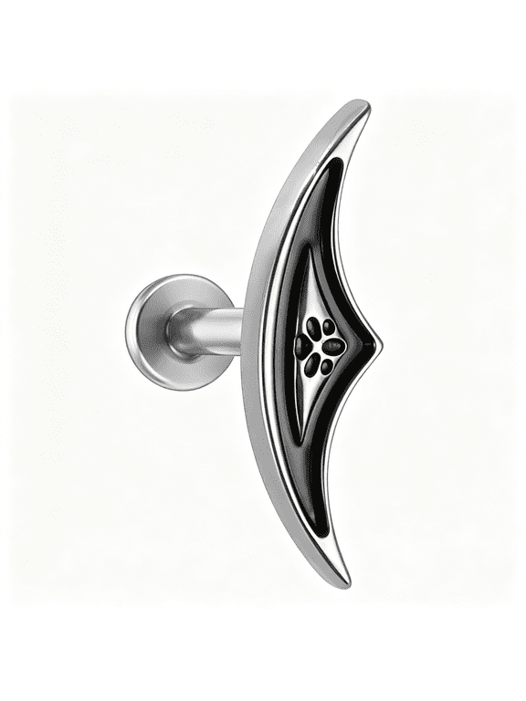 Titanium Piercing Jewelry 16G 8Mm for Helix Conch Flat,Threadless