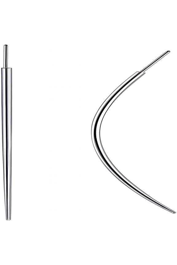 Titanium Threadless Piercing Taper, 16G 18G 20G Flat Back Earring Applicator Tool, Insertion Pin for Nose Lip Tragus Helix Body Jewelry Changing, Nickel-Free Stretcher Assistant