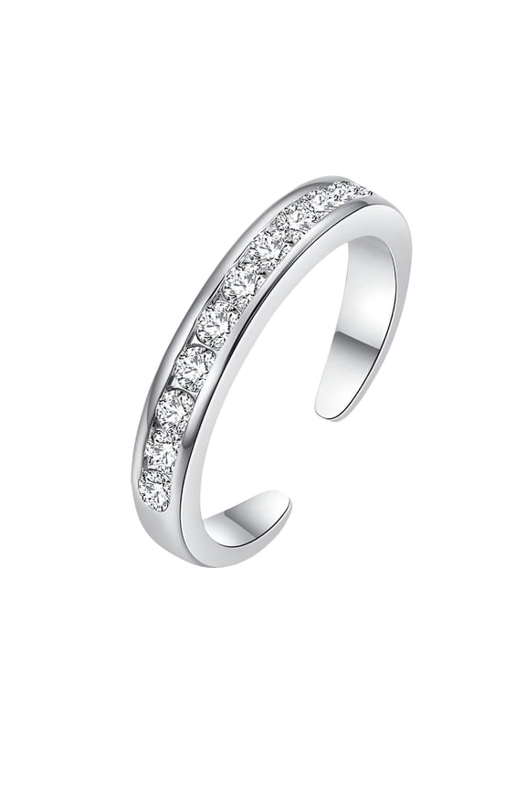 Toe Rings for Women 925 Sterling Silver Toe Ring Hypoallergenic Adjustable Open Rings for Women Summer Jewelry
