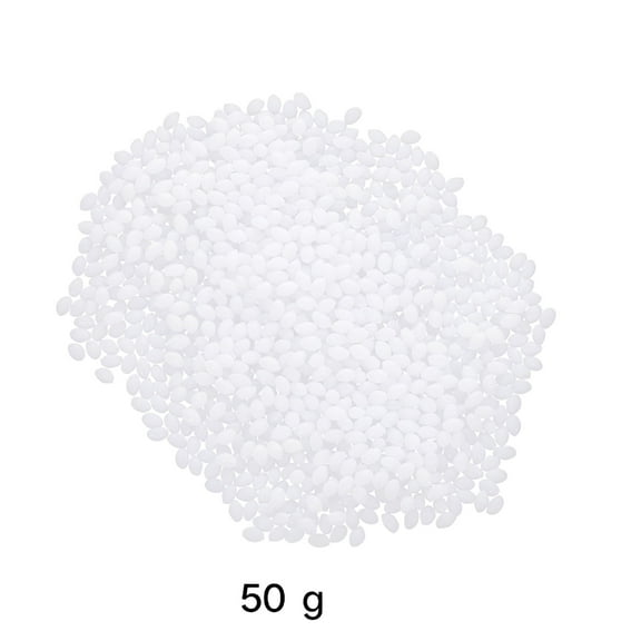 DESIGNICE Tooth Gap Filler Plastic Beads Moldable Pellets Diy Thermal Polymorphs 50G 0.2"X0.12"X0.08"