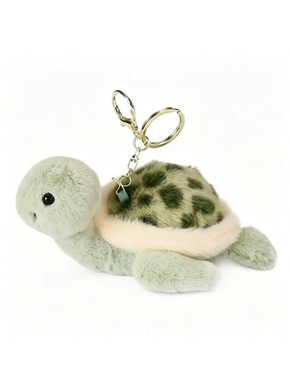 Turtle Plush Keychain Turtle Pendant Cute Keychain Gift-For Women'S Handbag Backpack Car Keys Plush Keychain