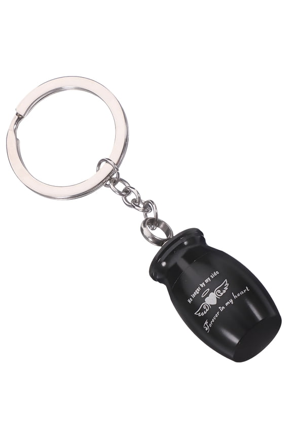 Urn Mini Ash Container Keychain Ornament Pet Memorial Gift Vial for Ashes Keepsake Metal