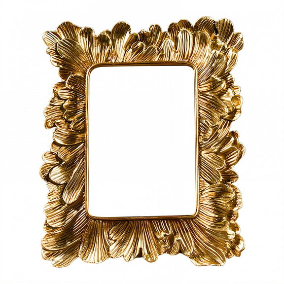 DESIGNICE Vintage Picture Frames,Art Photo Wall Frames,Varied Needs Gold Picture Frames,7.88"X7.09",Gold