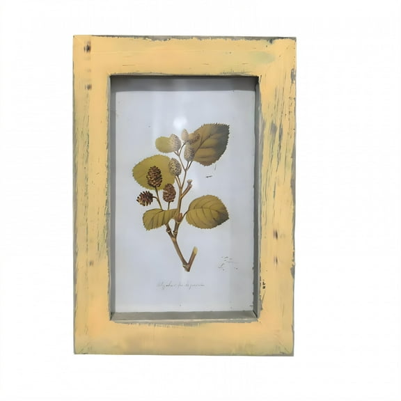 DESIGNICE Vintage Picture Frames,Nostalgic Filter Small Picture Frames,Multiple Colors Photo Frame,7.88"X5.91",Yellow