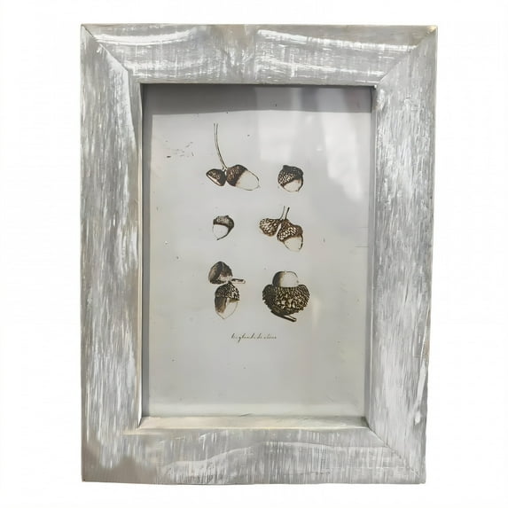 DESIGNICE Vintage Picture Frames,Smooth Texture Small Picture Frames,Vintage Blend Photo Frame,7.88"X5.91",White