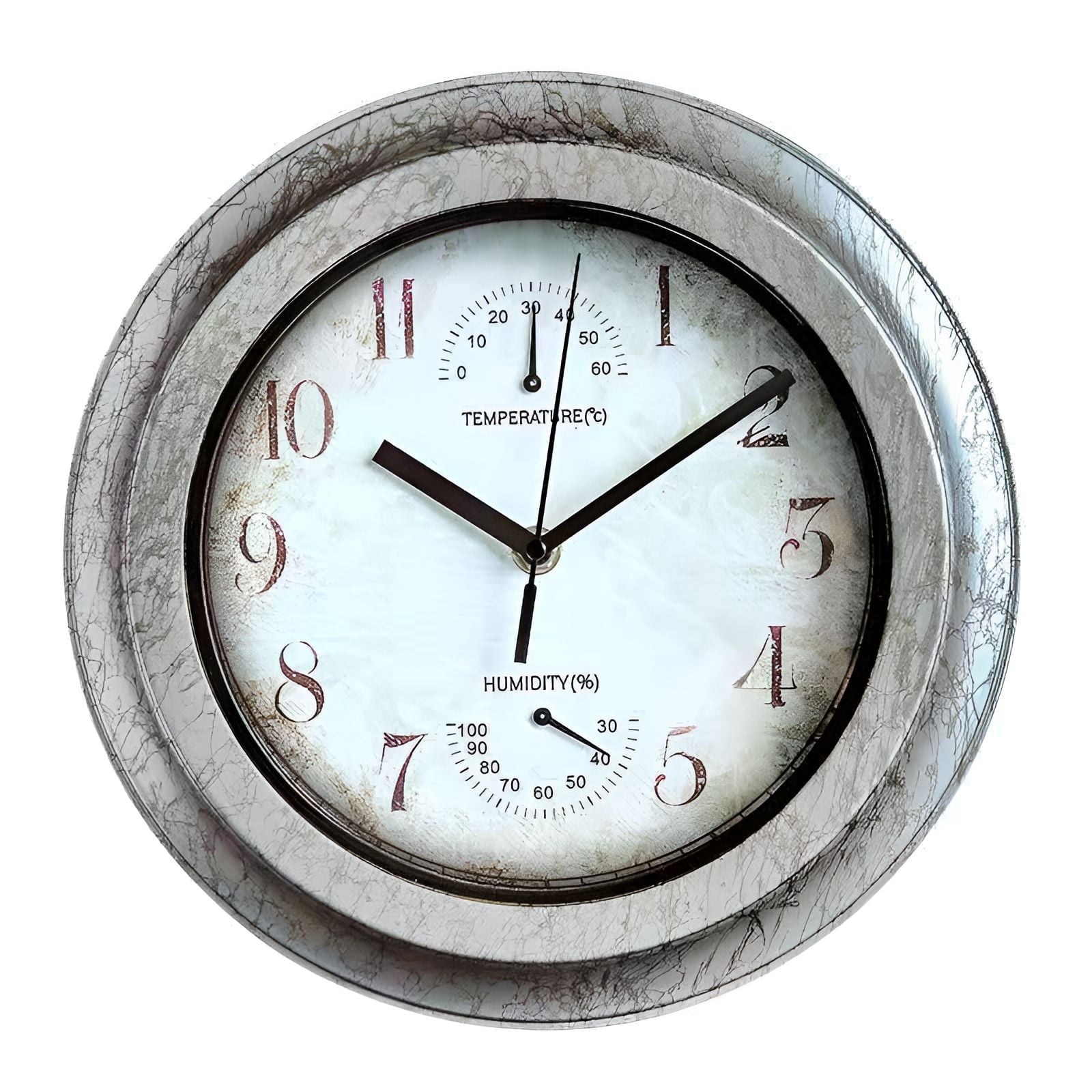 DESIGNICE Wall Clock,Abs Back Panel Modern Wall Clock,Elegant Aesthetic ...