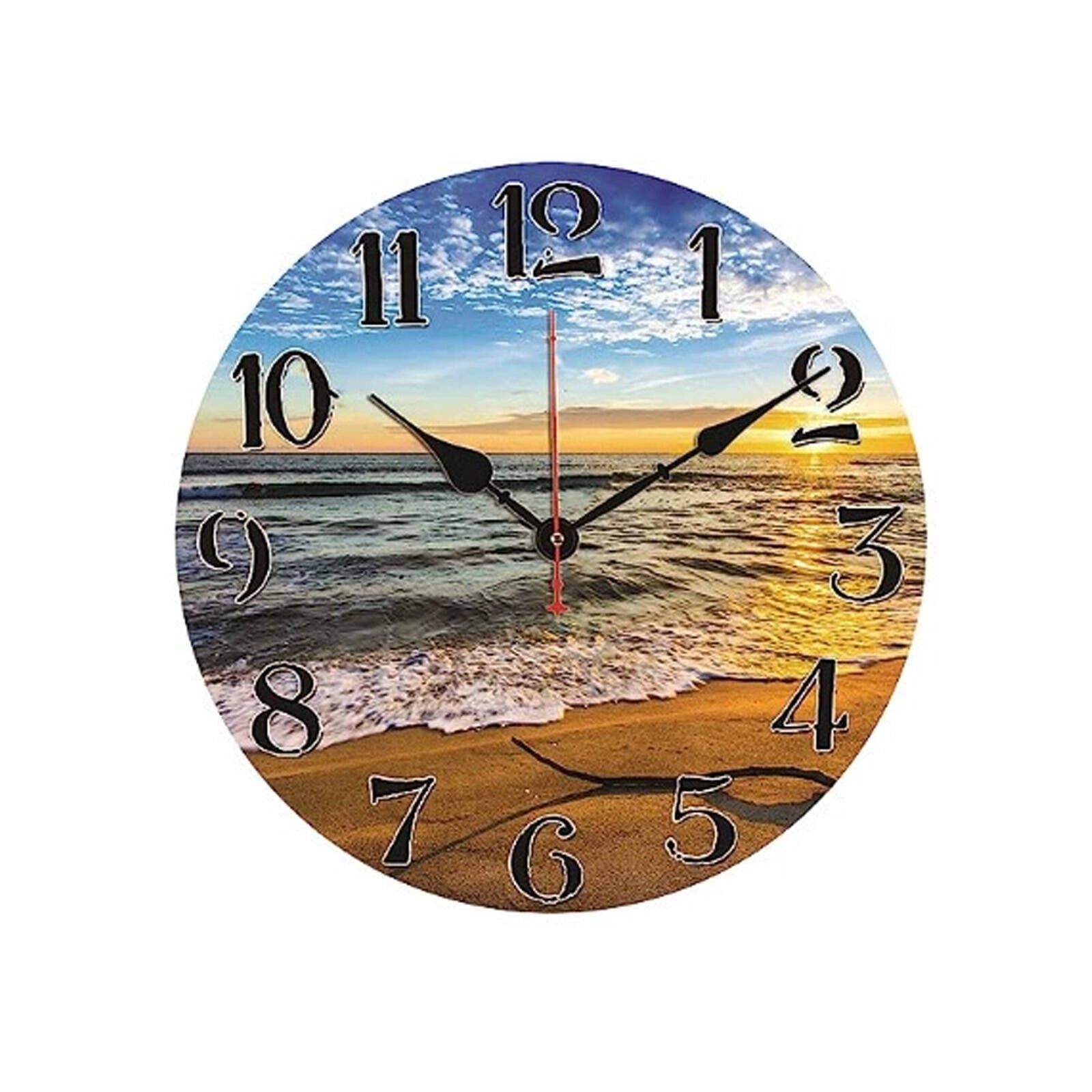 DESIGNICE Wall Clock Energy-Efficient Living Room Wall Decor Stylish ... - Energy Efficient Living Room Decor