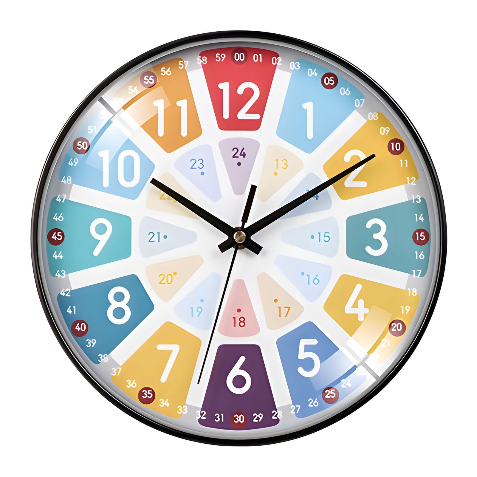 DESIGNICE Wall Clock,Monochrome Aesthetic Style Modern Wall Clock ...