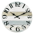 thumbnail image 1 of DESIGNICE Wall Clock,Retro American Style Design Wall Clocks Battery Operated,Easy Installation with Back Slot Design Kitchen Clock,10",Style7, 1 of 4