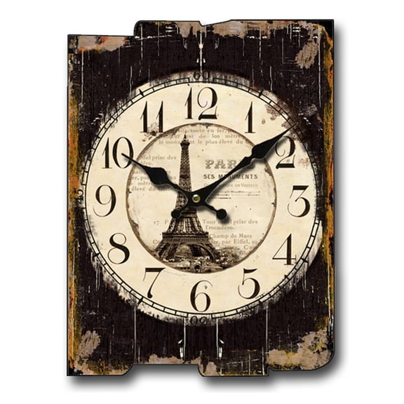DESIGNICE Wall Clock,Sleek and Eco-Friendly Wooden Frame Large Wall Clock,Retro-Inspired Aesthetic with Modern Functionality Wall Clocks Battery Operated,Style3