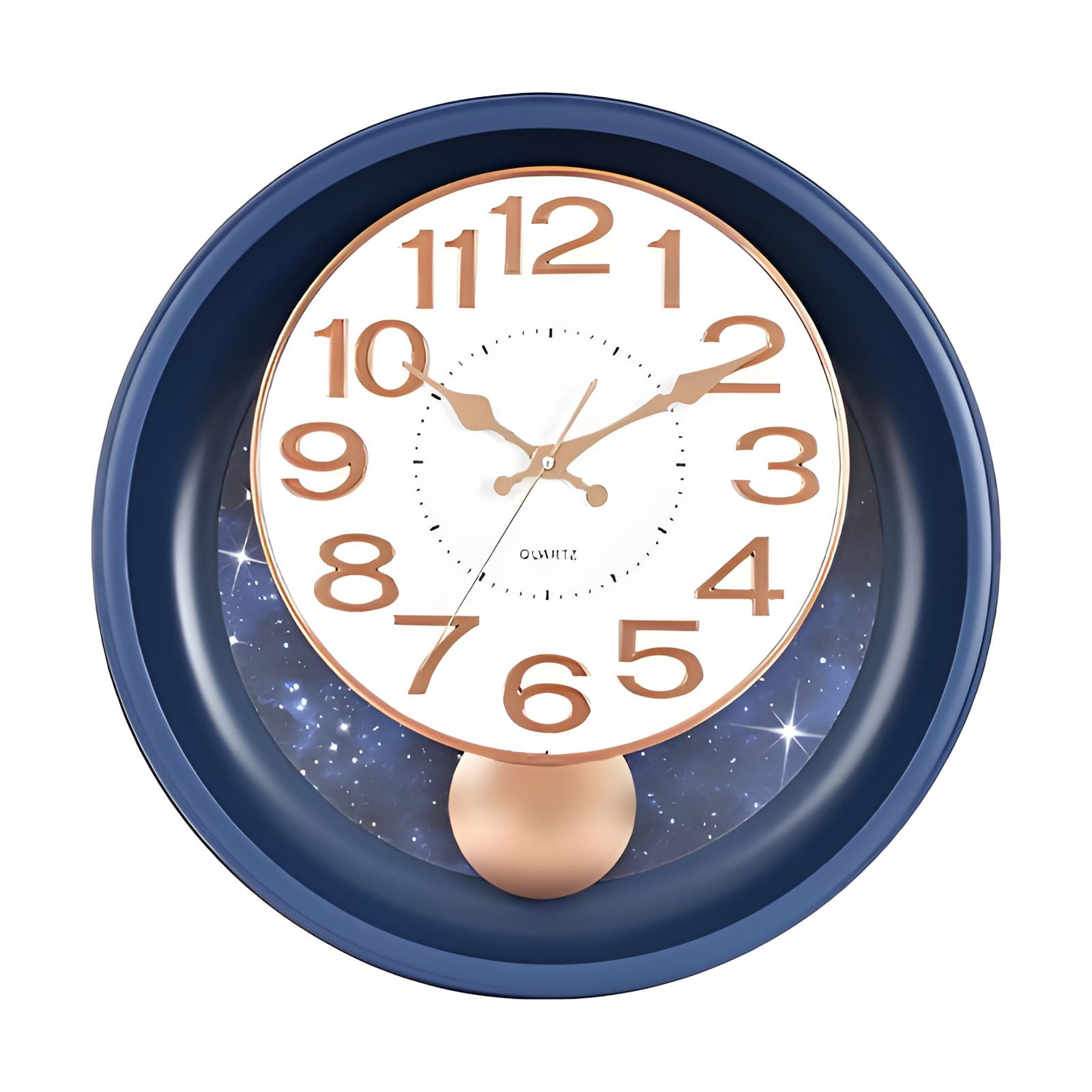 DESIGNICE Wall Clock,Streamlinedcontemporary Finish Modern Wall Clock ...