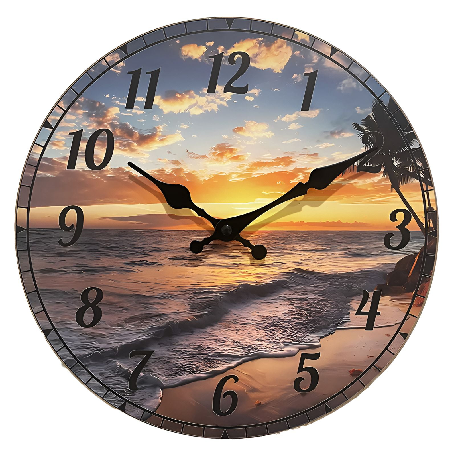 DESIGNICE Wall Clock,Vintage Frame Modern Wall Clock,Timeless Appeal ...