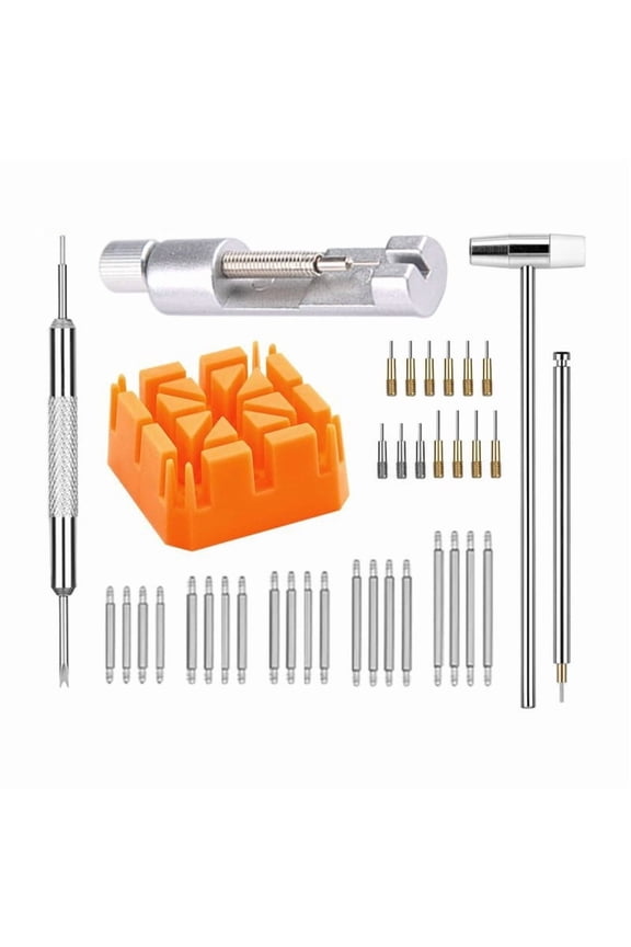 Watch Link Removal Tool,Watch Band Tool Kit,Repair Kit for Watch Bracelet Adjustment and Replacement and Resizing,With User Manual,Watch Link Remover,20 Spring Bars,13 Spare Needles