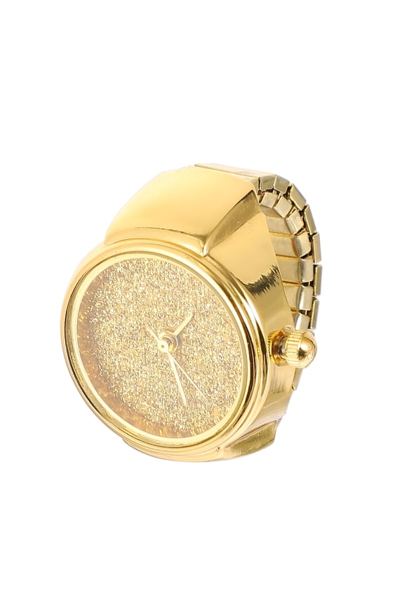 Watch Rings Female Personality Simple Glitter Ring Watch Gifts for Men Women