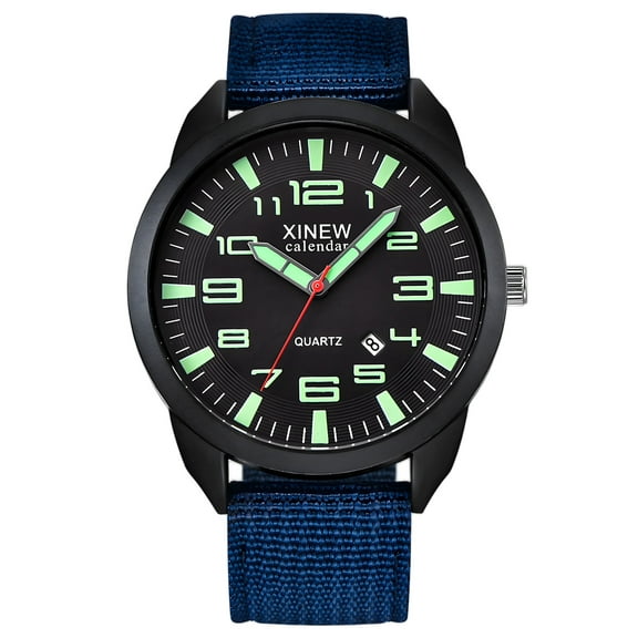 DESIGNICE Watches for Men,Classic Nylon Strap Analog Watch,Accurate Quartz Movement Comfortable Wear Men'S Watches,Style1