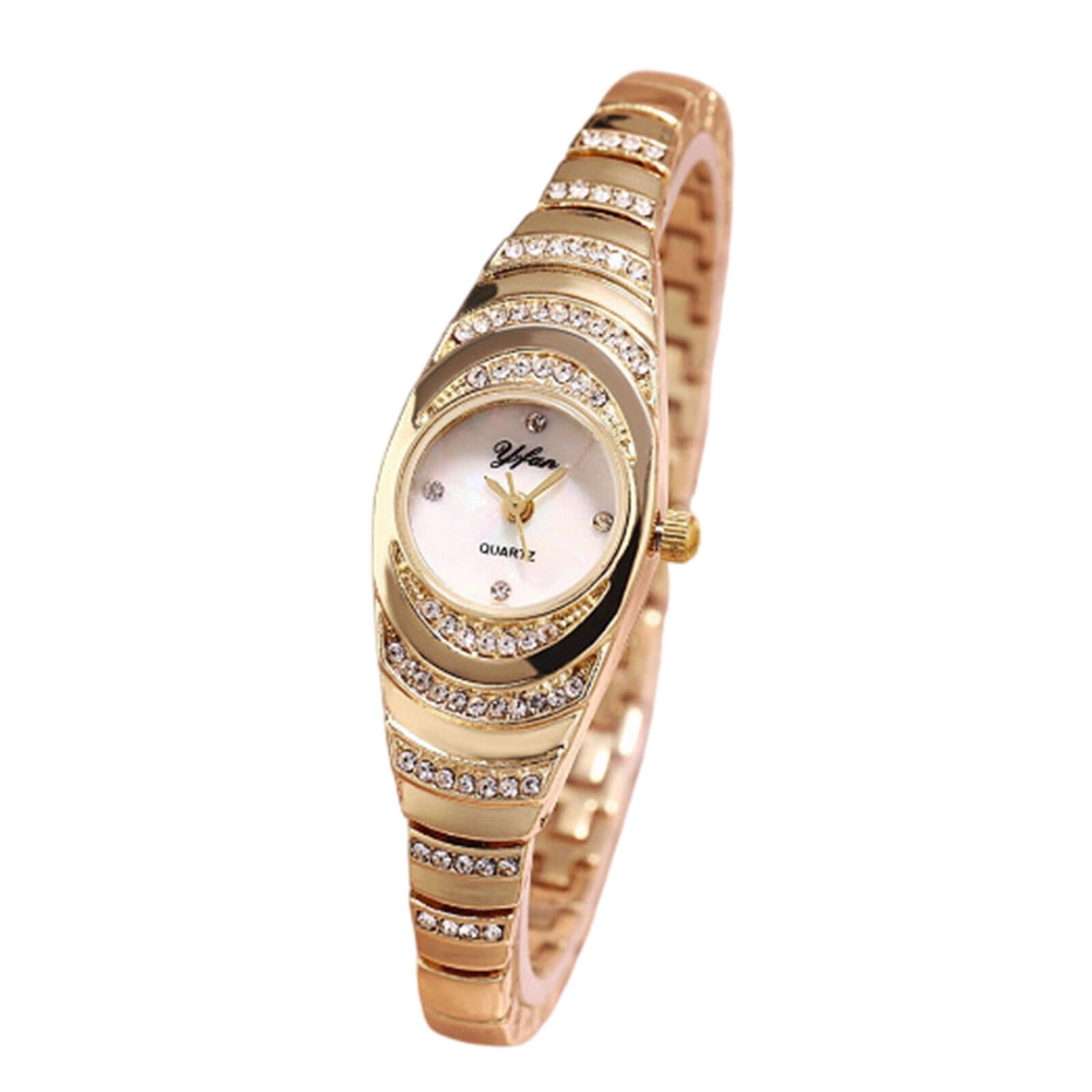 Luxurious Gold Women\'s Watch with Crystal Details j6.237.  main image 2
