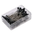 thumbnail image 1 of DESIGNICE Water Drop Needle,Easy Operation Pearl Head Pins,Quick Fix Ball Head Pins,Black, 1 of 3