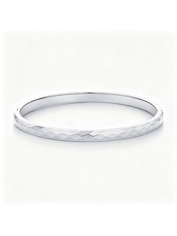 Waterproof Bangle Bracelets for Women-14K Gold Plated Quilted Bangle Stack-Stainless Steel Dainty Gold Bracelet Trendy Summer Fashion Jewelry