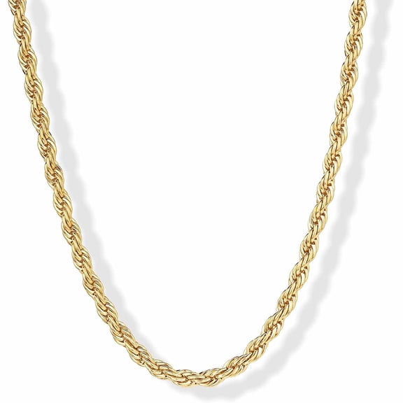 DESIGNICE Waterproof Chain Necklace for Women-14K Gold Plated Flat Curb,Herringbone,Snake,Rope,Figaro,Cuban Link&Paperclip Necklace-Trendy Stainless Steel Chain Fashion Jewelry