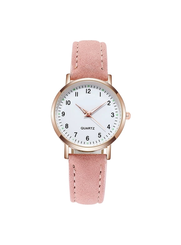 Waterproof Watches,Comfortable Faux Leather Strap Small Watches for Women,Waterproof Dial Womens Watches Casual Analog Wrist Watches for Gift
