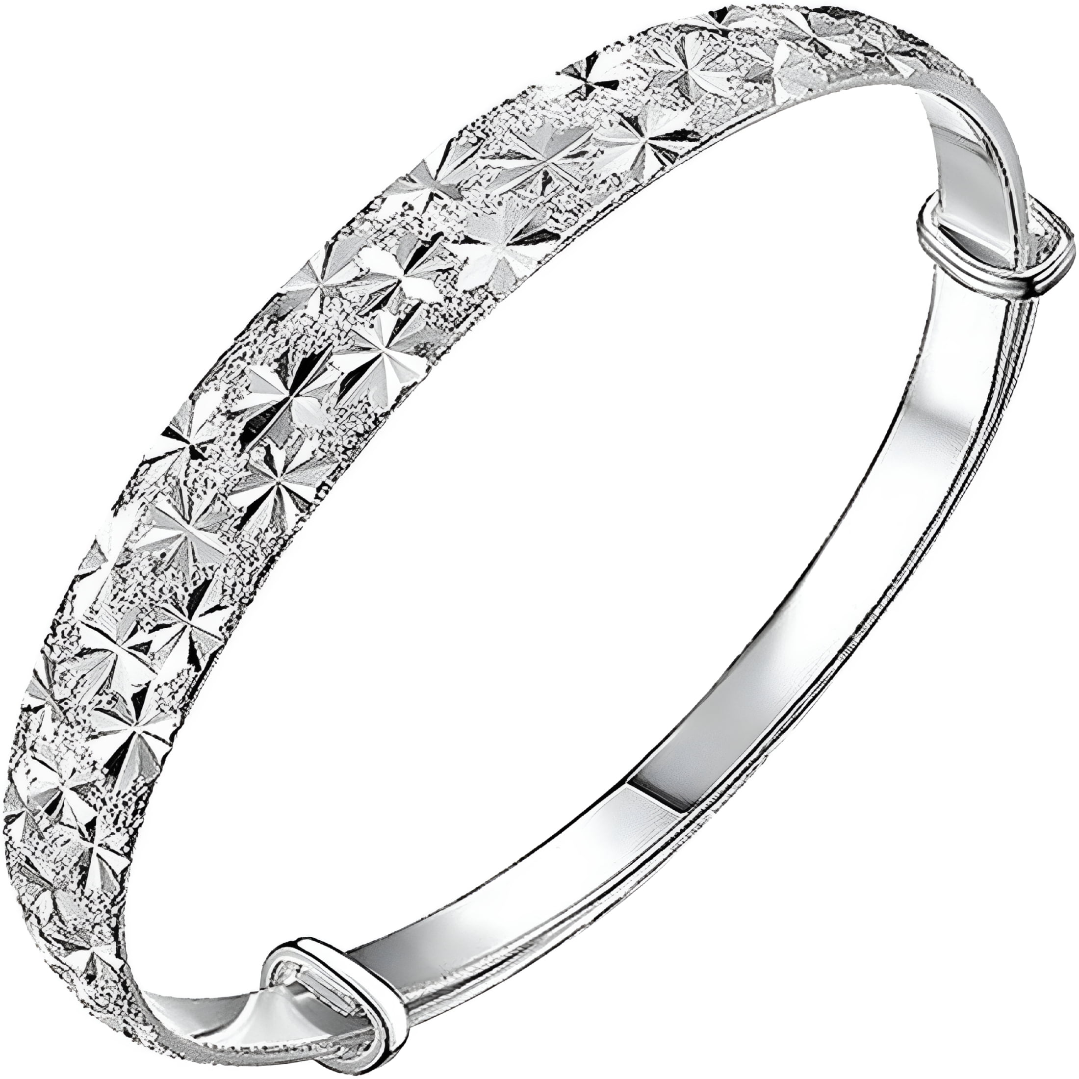 DESIGNICE Women 925 Sterling Silver Bangle Bracelets Ladies Fashion — free download