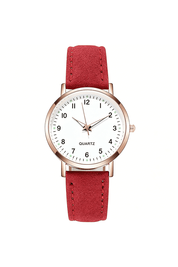 Women'S Watches,Classic Quartz Watch with Luminous Easy Read Dial,Leather Watch Band,Vintage Small Face Round Watches for Women,Birthday Gift for Ladies