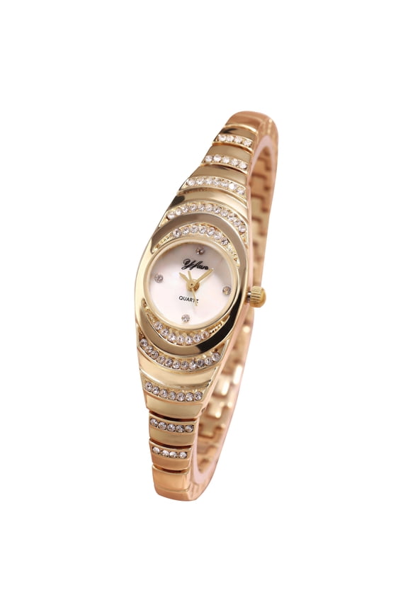 Womens Luxury Watches, Dainty Gold Watch for Women, Precision Quartz Movement with Luxury Crystal Details, Elegant Dainty Watches for Women, Stylish Women Watch
