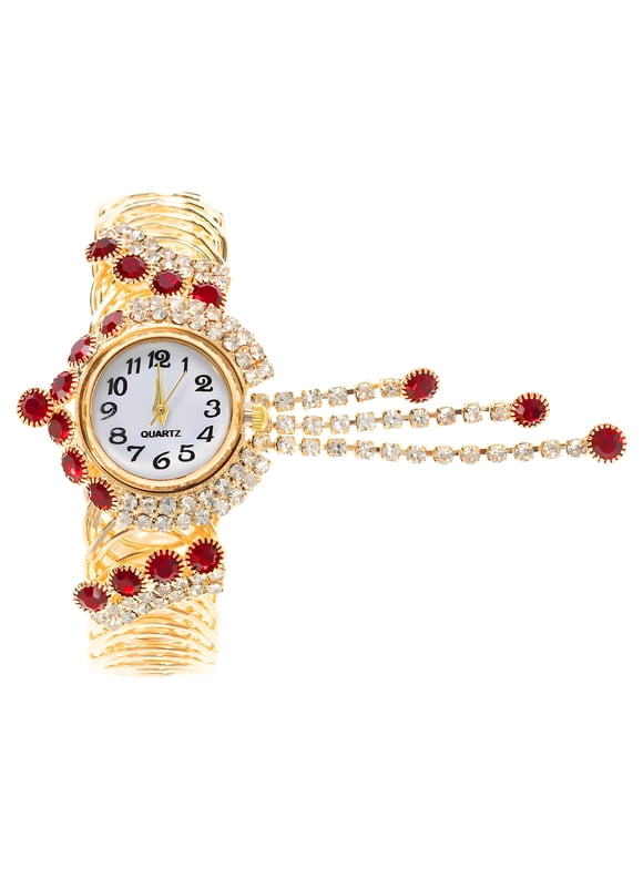 Wrist Watch,Reliable Quartz Movement Ladies Watches,Tassels and Gemstone Accents Womens Watches Luxury Watches for Gift