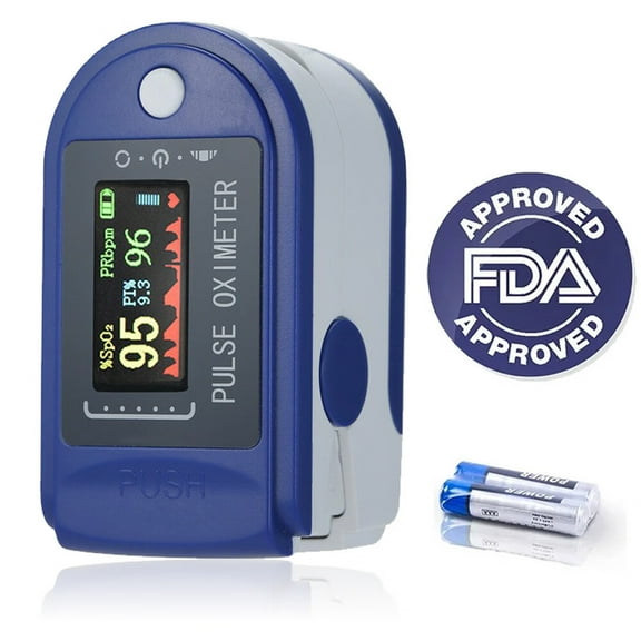 DESIN Pulse Oximeter Fingertip,Perfusion Index Blood Oxygen Saturation Monitor with Lanyard,Heart Rate Monitor for Adult Child