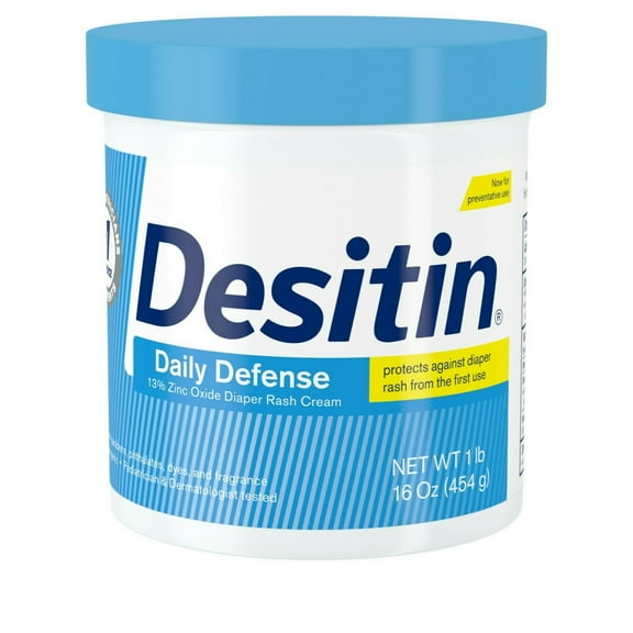 DESITIN Rapid Relief Diaper Rash Cream 16 oz (Pack of 6)