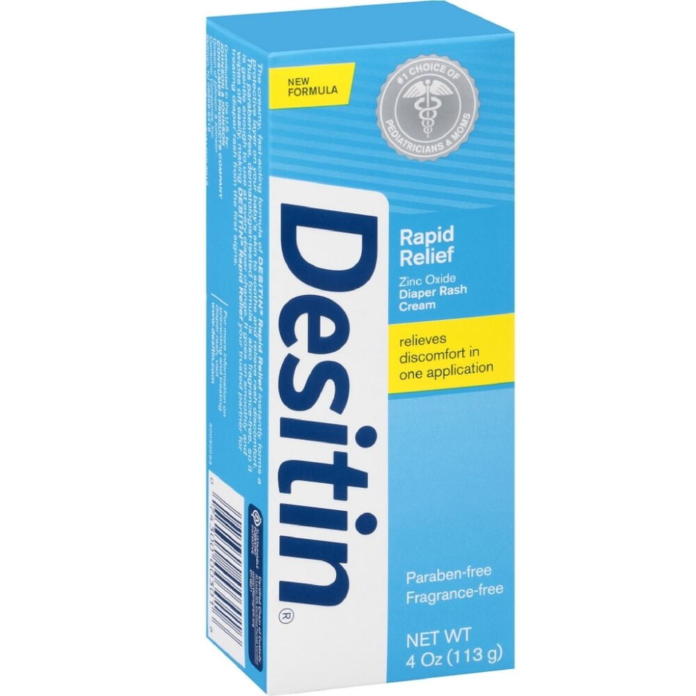 DESITIN Rapid Relief Zinc Oxide Diaper Rash Cream 4 oz Walmart