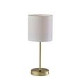 thumbnail image 1 of Mainstays Gold Metal Stick Table Lamp with USB and USB-C Ports, 19 in, 1 of 7