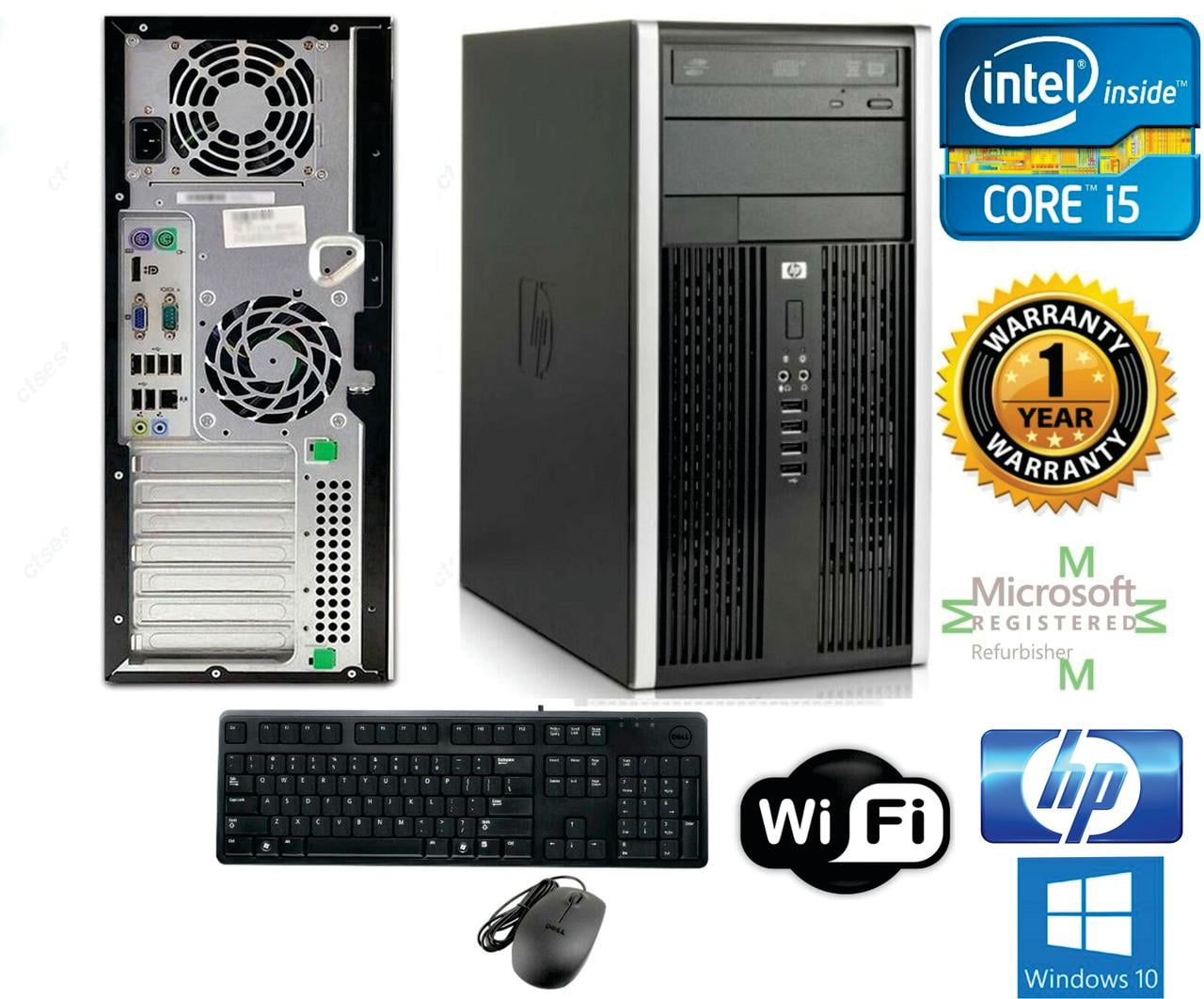 HP Desktop Tower Computer, Intel Core i5 3.1GHz, 16GB RAM, 120GB SSD