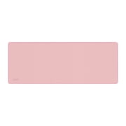 onn Desktop Mat, Rectangle, Pearl Blush, Polyester Surface with Natural Rubber Backing, 32 in x 12 in