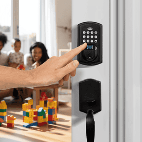DESLOC A100F Electronic Keypad Door Lock Handle Set, Keyless Entry Deadbolt for Front Door, Easy DIY Install, Home Security