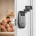 thumbnail image 1 of DESLOC Keypad Deadbolt with Display, Keyless Entry Smart Lock, Electronic Locks for Front Door, 1-Year Battery Life, Auto Lock, 100 User Codes, Easy Installation-Nickel, 1 of 10