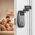 thumbnail image 1 of DESLOC Keypad Deadbolt with Display, Keyless Entry Smart Lock, Electronic Locks for Front Door, 1-Year Battery Life, Auto Lock, 100 User Codes, Easy Installation-Nickel, 1 of 10