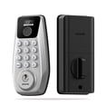 thumbnail image 1 of DESLOC C110-W Touchscreen Keypad Door Lock with Fingerprint, Keyless Entry Door Lock with 100 Fingerprints Storage,Smart Door Locks for Front Doors,12-Month Battery,Auto-Lock,Easy Installation–Silver, 1 of 11