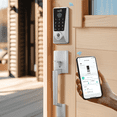 thumbnail image 1 of DESLOC D110 Plus with Handle Set Silver Smart Lock, Keyless Entry Door Lock, 1 of 9