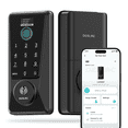 thumbnail image 1 of DESLOC D110 Plus Smart Deadbolt Lock with Built-In WiFi, Fingerprint & App Control, Keyless Entry Door Lock, Easy Install, Black, 1 of 12
